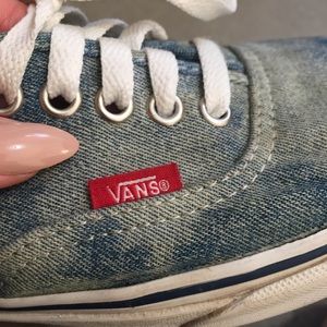 Vans Acid-Wash denim 8.5